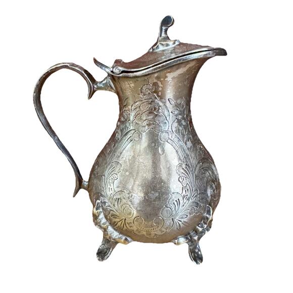 E.P.N.S. Silver Plated Hot Chocolate Pitcher Jug - Picture 2 of 10
